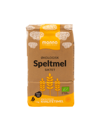 Manna økologisk speltmel siktet 1 kg
