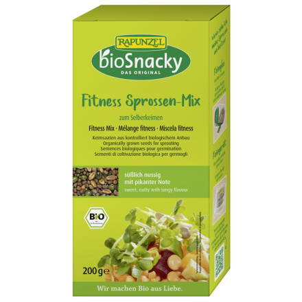 Spirefrø, fitness, 200 g, økologisk, bioSnacky