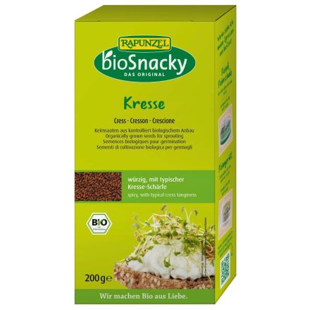 Spirefrø, karse, 200 g, økologisk, bioSnacky