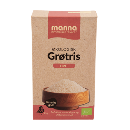 Manna grøtris hvit 1 kg økologisk