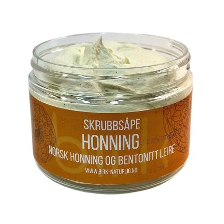 Skrubbsåpe, honning, 150 ml, Birk