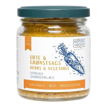 Nettbilde_6609-Smorepalegg-urter-gronnsaker-200-g-okologisk-Romer-Vegan
