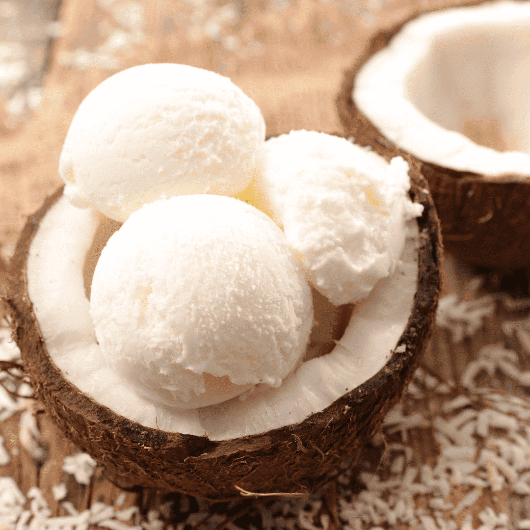 Hjemmelaget Iskrem med Kokos